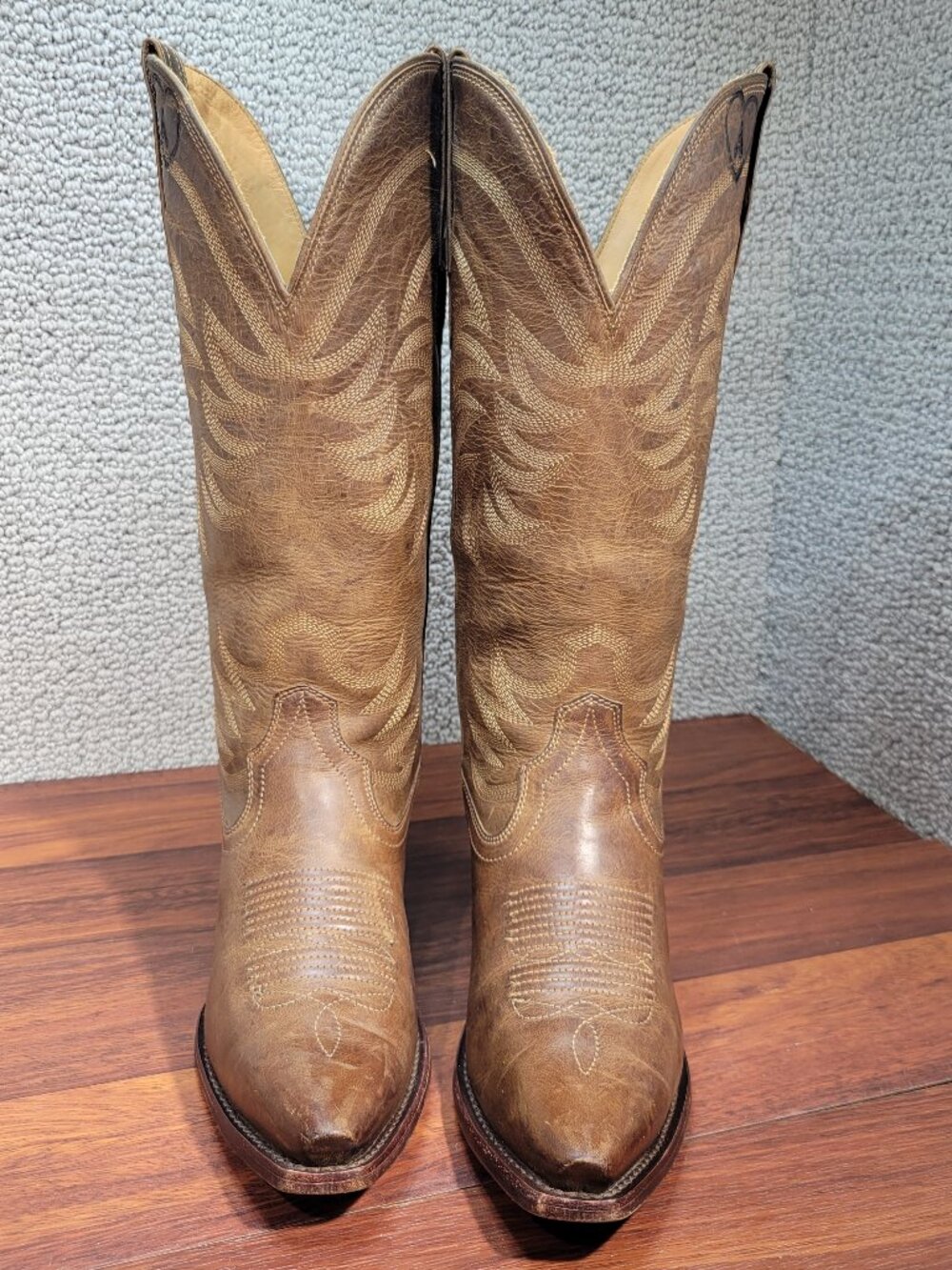 Tecovas The Annie Women's Size 8B Cafe Goat Cowgirl Boots